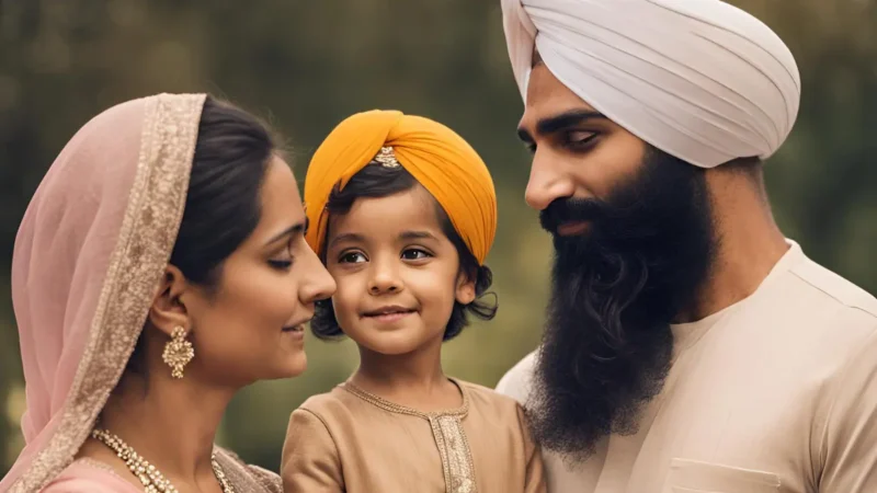 Sikh-parents-and-their-family